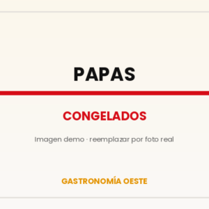 Puré de papas congelado